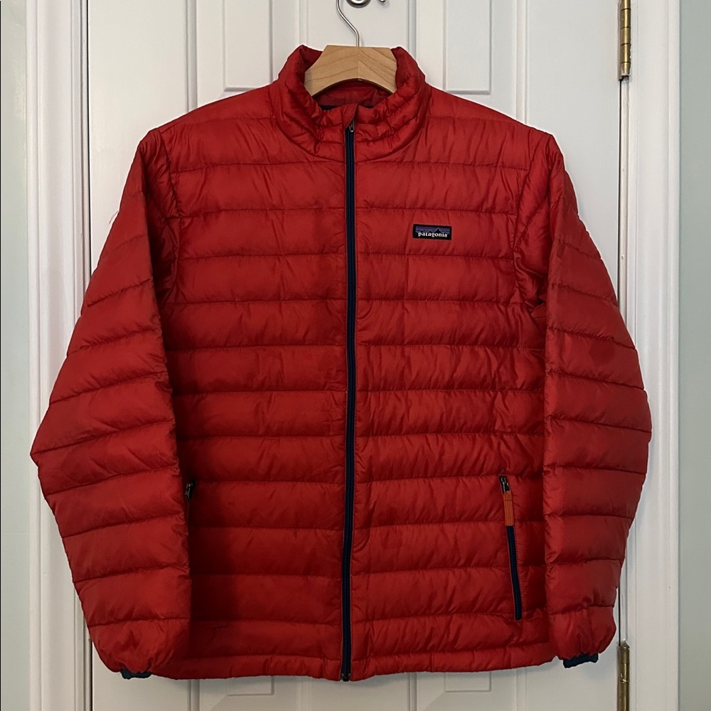 Patagonia Vibrant Red Quilted Jacket (Boy’s XL)